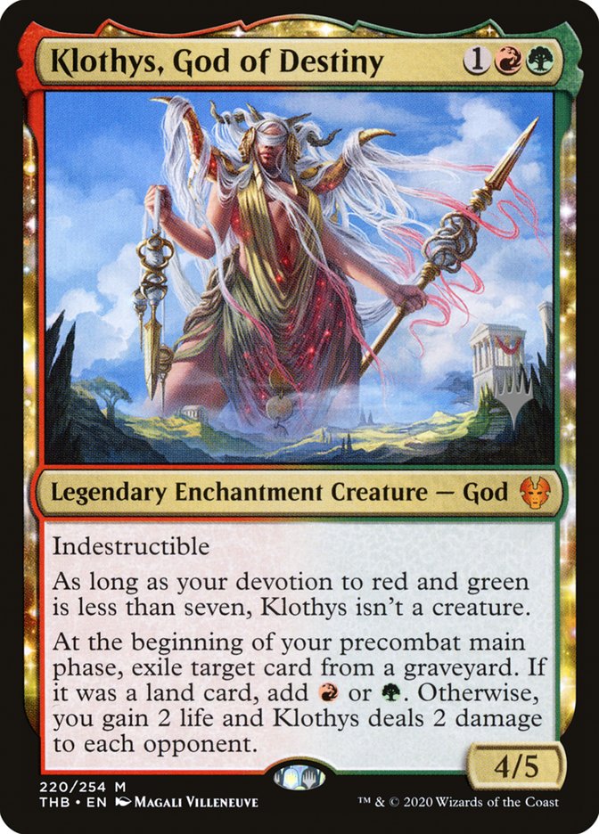 Klothys, God of Destiny (Promo Pack) [Theros Beyond Death Promos] | The Gaming-Verse