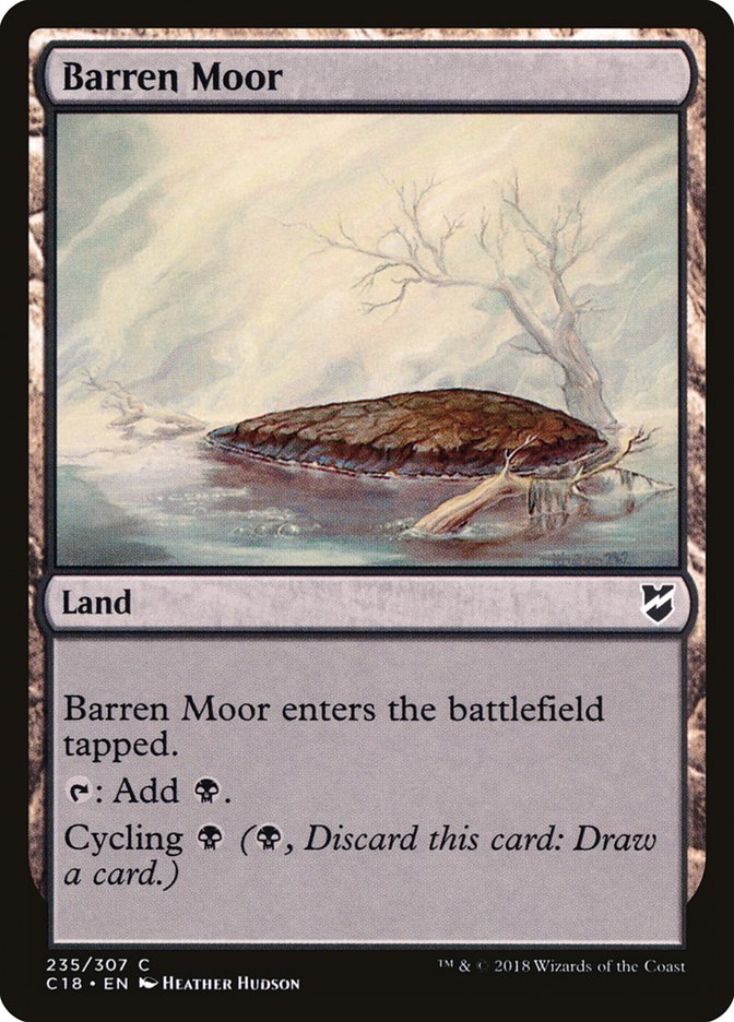 Barren Moor [Commander 2018] | The Gaming-Verse