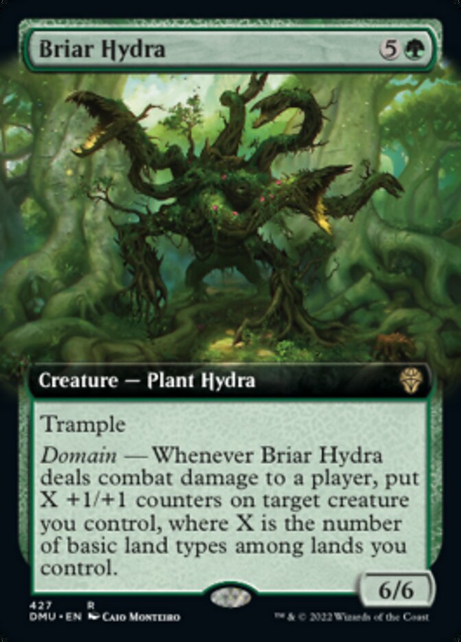 Briar Hydra (Extended Art) [Dominaria United] | The Gaming-Verse