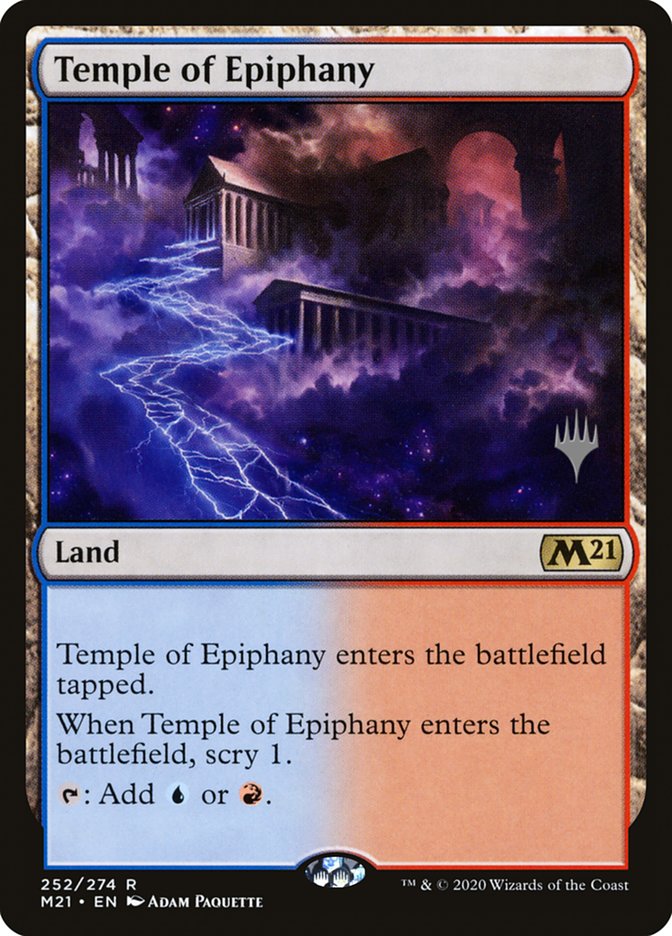 Temple of Epiphany (Promo Pack) [Core Set 2021 Promos] | The Gaming-Verse