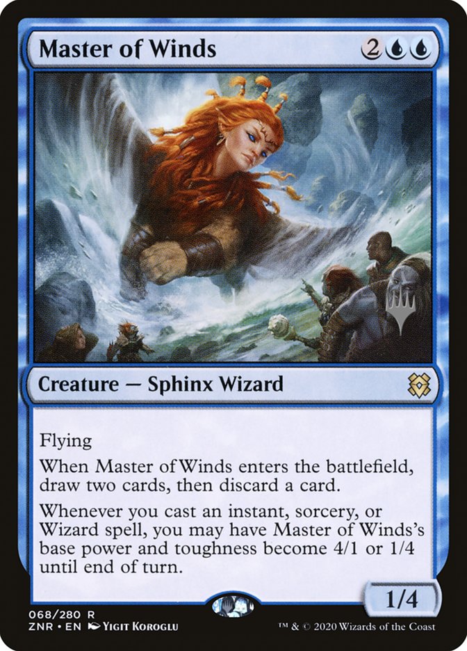 Master of Winds (Promo Pack) [Zendikar Rising Promos] | The Gaming-Verse