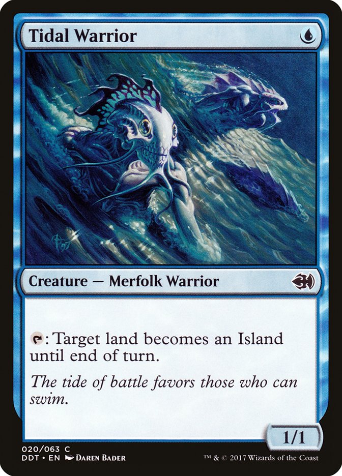 Tidal Warrior [Duel Decks: Merfolk vs. Goblins] | The Gaming-Verse