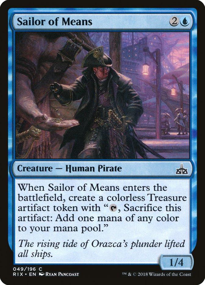Sailor of Means [Rivals of Ixalan] | The Gaming-Verse