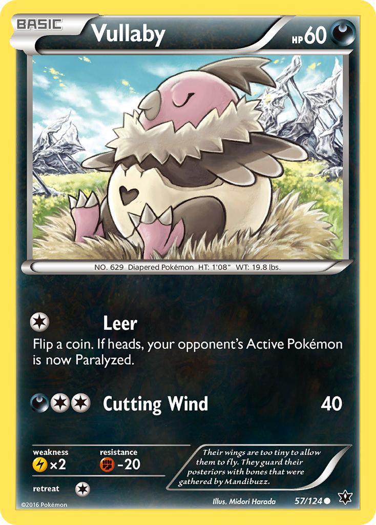 Vullaby (57/124) [XY: Fates Collide] | The Gaming-Verse