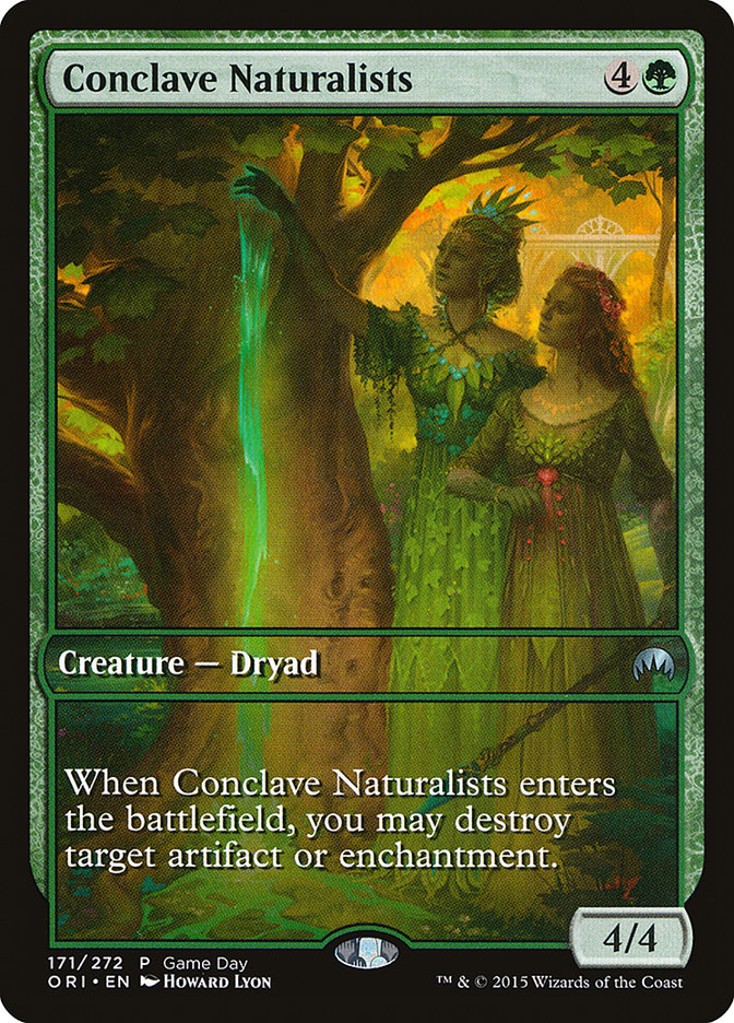 Conclave Naturalists (Game Day) [Magic Origins Promos] | The Gaming-Verse