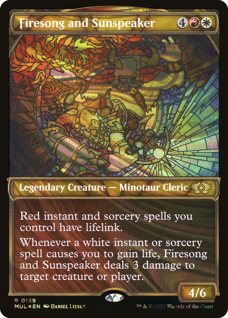 Firesong and Sunspeaker (Halo Foil) [Multiverse Legends] | The Gaming-Verse