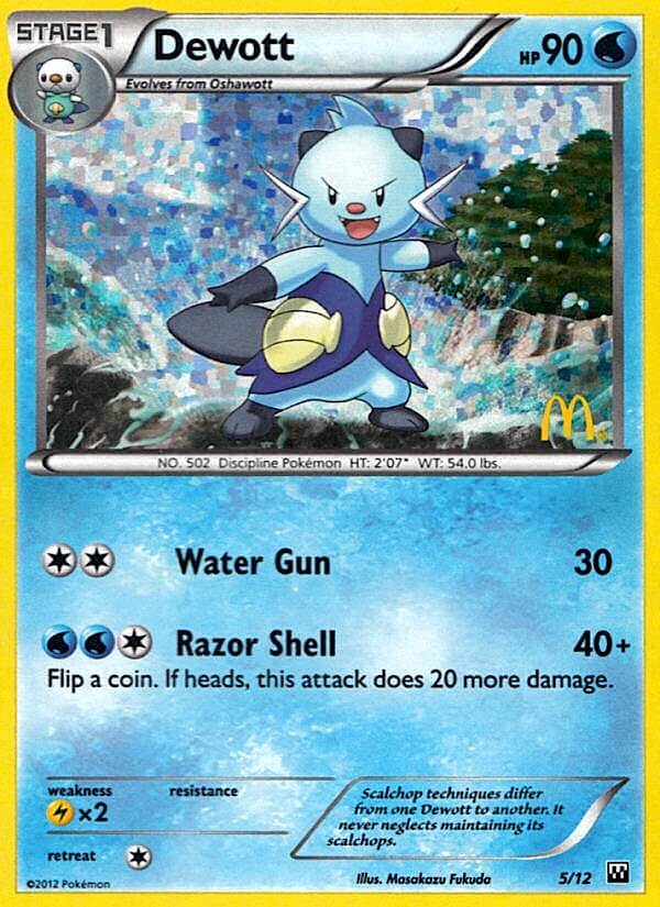 Dewott (5/12) [McDonald's Promos: 2012 Collection] | The Gaming-Verse