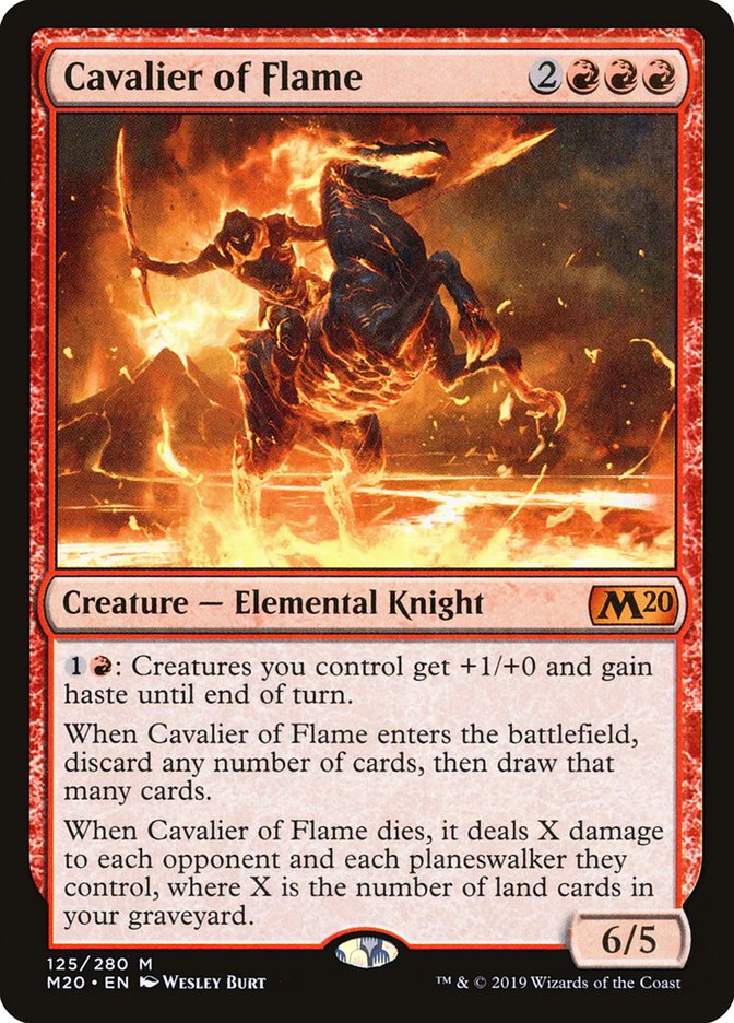 Cavalier of Flame [Core Set 2020] | The Gaming-Verse