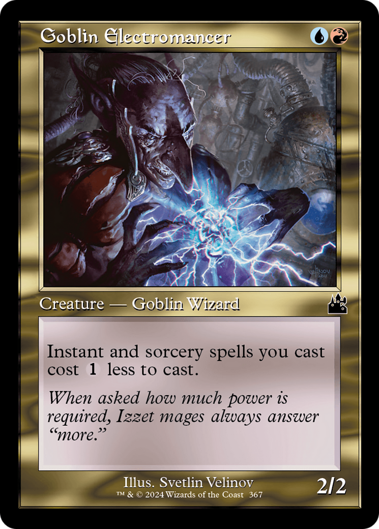 Goblin Electromancer (Retro Frame) [Ravnica Remastered] | The Gaming-Verse