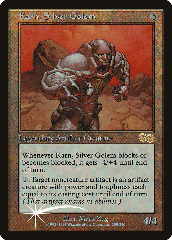 Karn, Silver Golem [Arena League 1999] | The Gaming-Verse