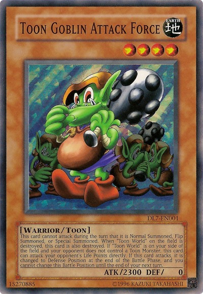 Toon Goblin Attack Force [DL7-EN001] Super Rare | The Gaming-Verse