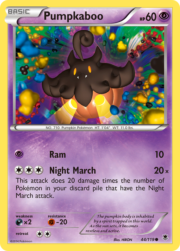 Pumpkaboo (44/119) [XY: Phantom Forces] | The Gaming-Verse