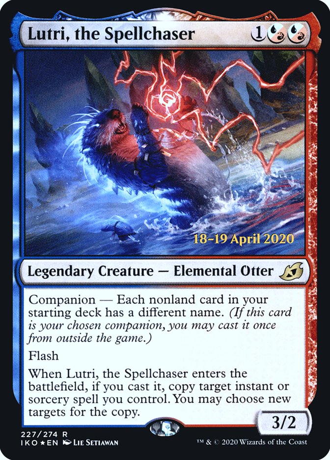 Lutri, the Spellchaser  [Ikoria: Lair of Behemoths Prerelease Promos] | The Gaming-Verse