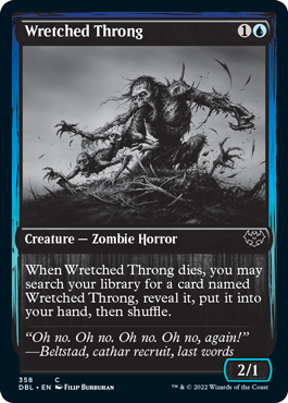 Wretched Throng [Innistrad: Double Feature] | The Gaming-Verse