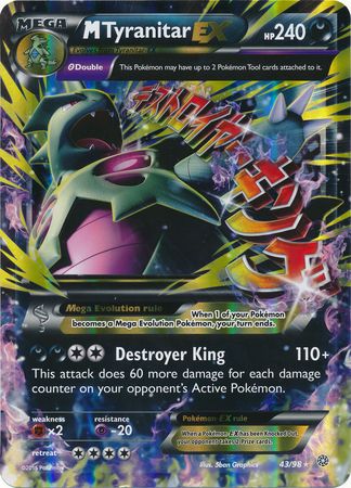 M Tyranitar EX (43/98) (Jumbo Card) [XY: Ancient Origins] | The Gaming-Verse