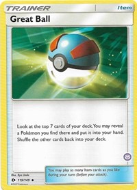 Great Ball (119/149) (Deck Exclusive #25) [Sun & Moon: Trainer Kit - Alolan Sandslash] | The Gaming-Verse