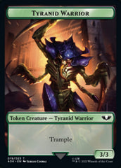 Tyranid (017) // Tyranid Warrior Double-sided Token (Surge Foil) [Universes Beyond: Warhammer 40,000 Tokens] | The Gaming-Verse