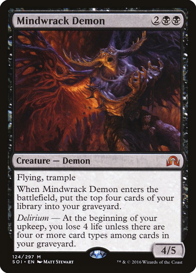 Mindwrack Demon [Shadows over Innistrad] | The Gaming-Verse