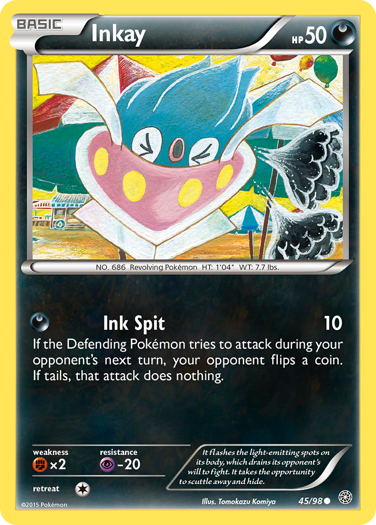 Inkay (45/98) [XY: Ancient Origins] | The Gaming-Verse