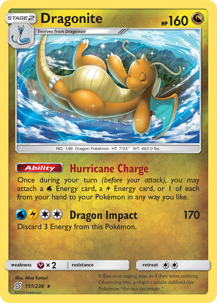 Dragonite (151/236) [Sun & Moon: Unified Minds] | The Gaming-Verse