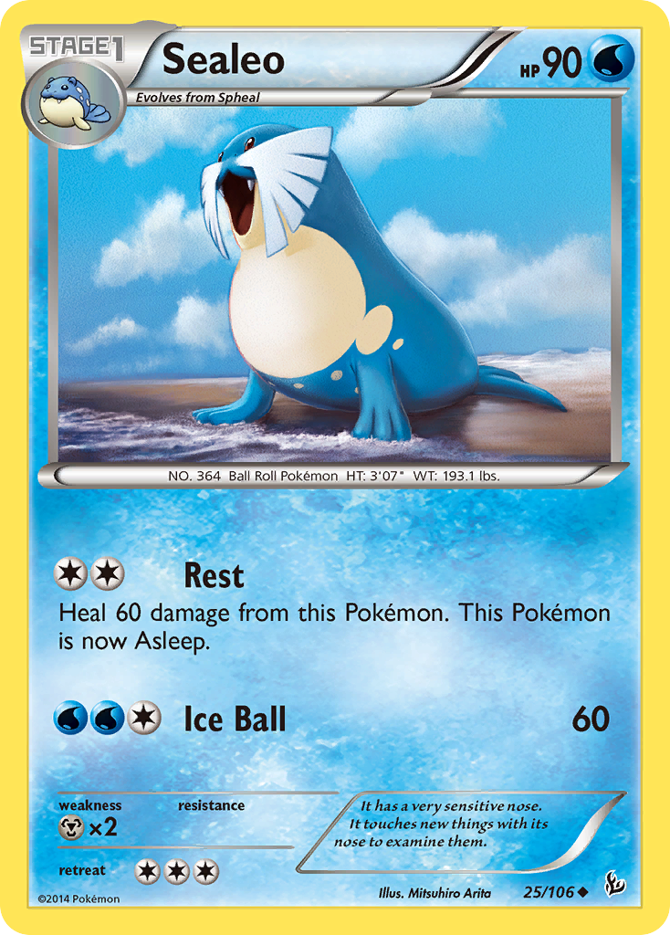 Sealeo (25/106) [XY: Flashfire] | The Gaming-Verse