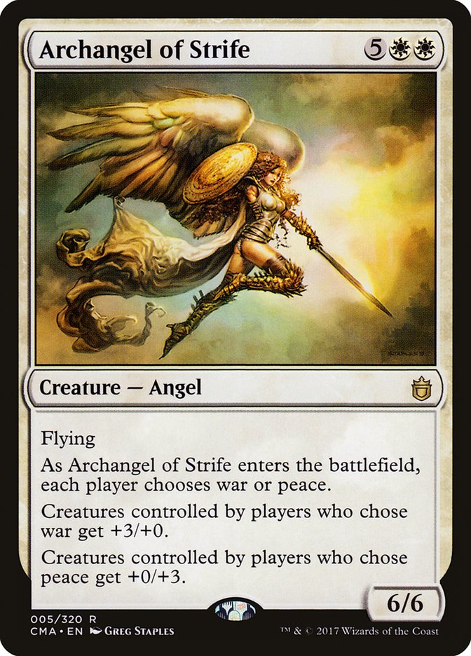 Archangel of Strife [Commander Anthology] | The Gaming-Verse