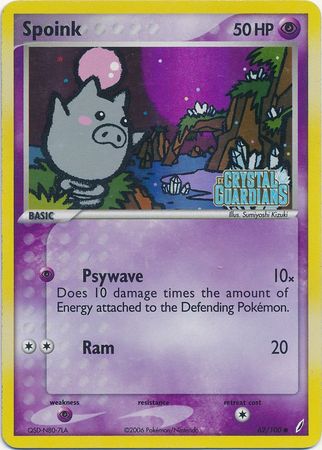 Spoink (62/100) (Stamped) [EX: Crystal Guardians] | The Gaming-Verse