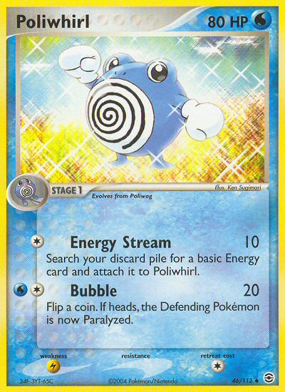 Poliwhirl (46/112) [EX: FireRed & LeafGreen] | The Gaming-Verse