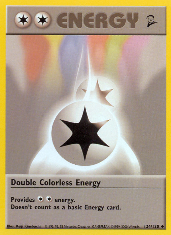 Double Colorless Energy (124/130) [Base Set 2] | The Gaming-Verse