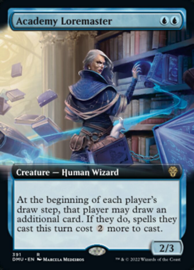 Academy Loremaster (Extended Art) [Dominaria United] | The Gaming-Verse