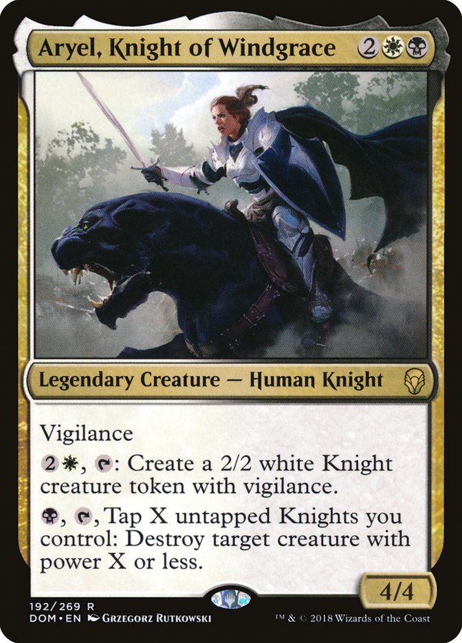 Aryel, Knight of Windgrace [Dominaria] | The Gaming-Verse