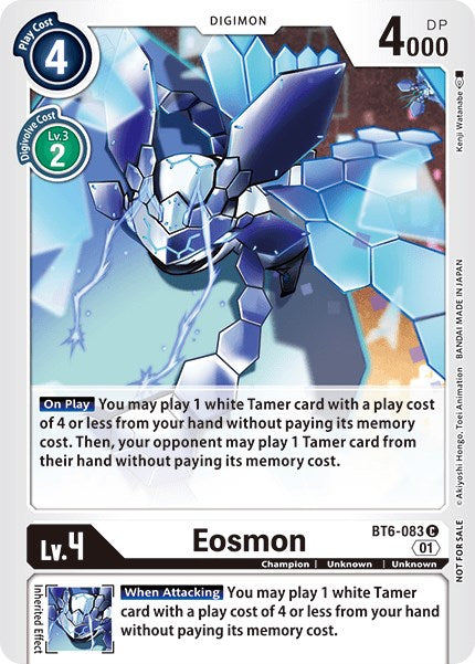 Eosmon [BT6-083] (Tamer Party Vol. 5) [Double Diamond Promos] | The Gaming-Verse