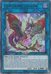 Crossrose Dragon (Green) [LDS2-EN114] Ultra Rare | The Gaming-Verse