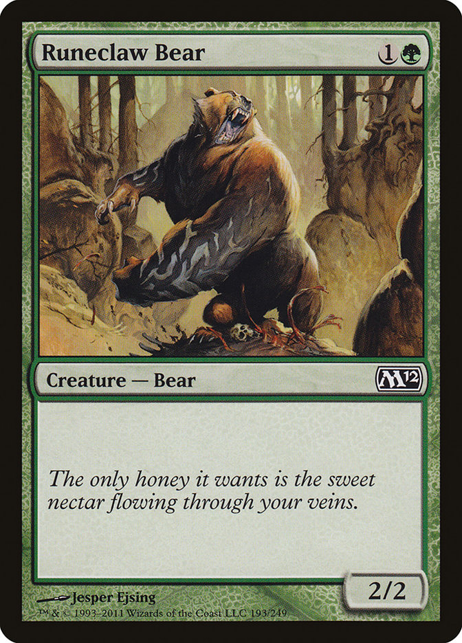 Runeclaw Bear [Magic 2012] | The Gaming-Verse