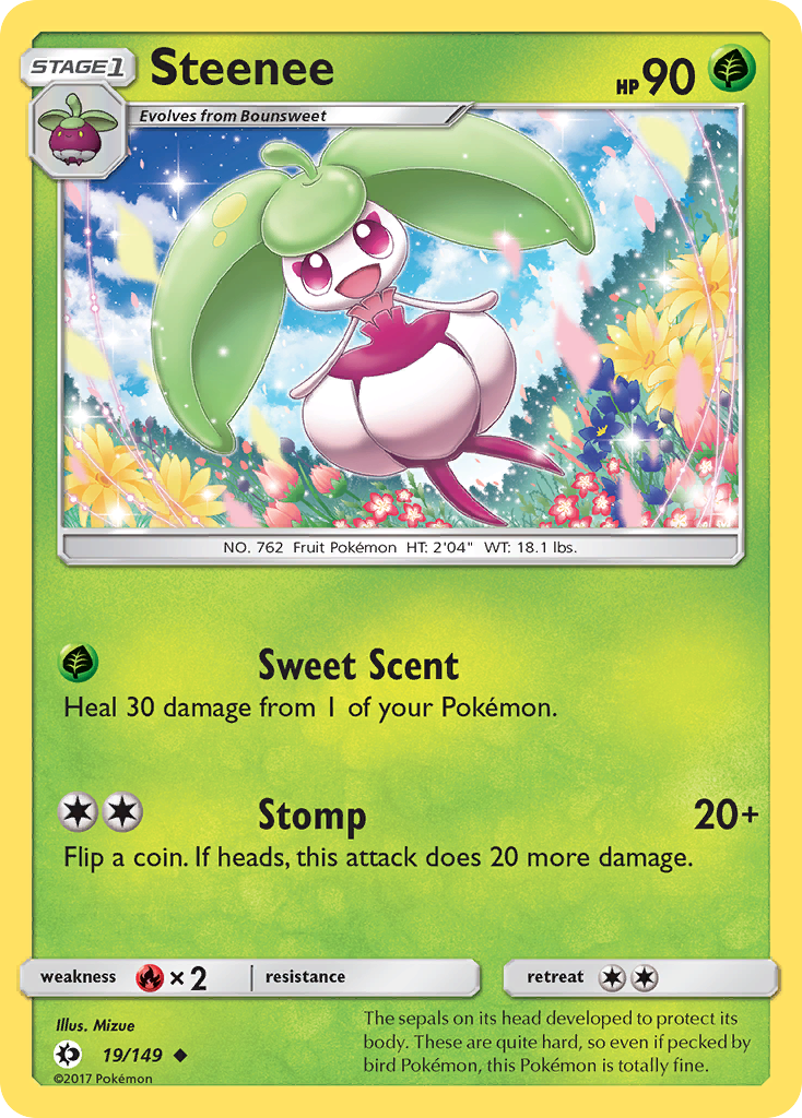 Steenee (19/149) [Sun & Moon: Base Set] | The Gaming-Verse