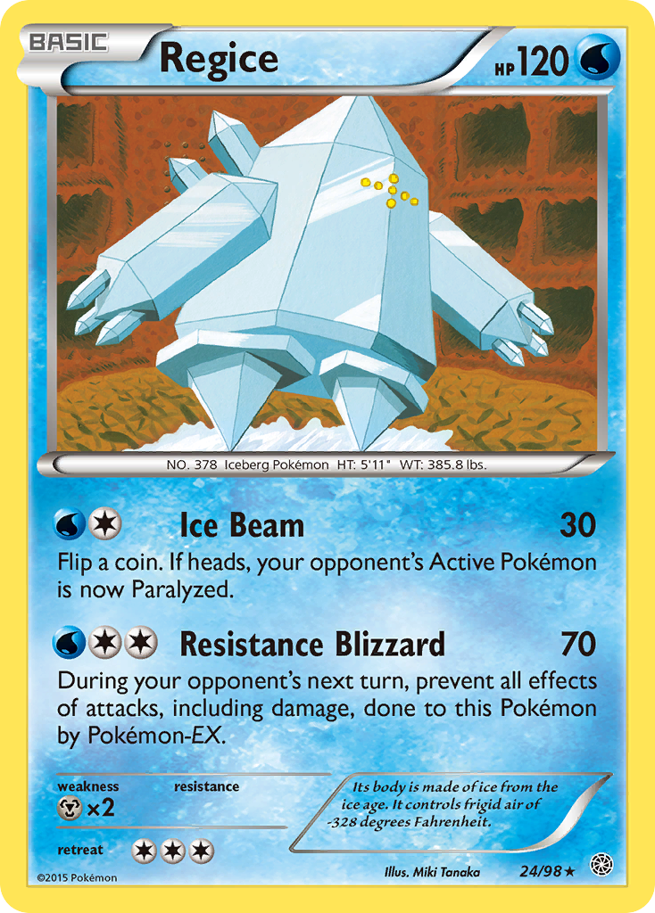 Regice (24/98) [XY: Ancient Origins] | The Gaming-Verse