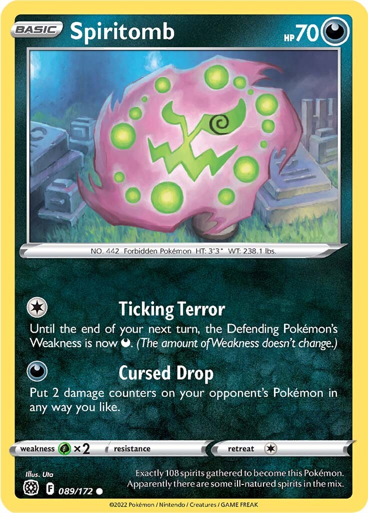 Spiritomb (089/172) [Sword & Shield: Brilliant Stars] | The Gaming-Verse