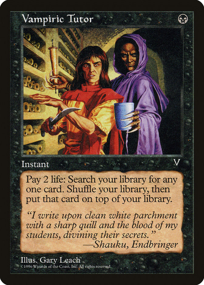 Vampiric Tutor [Visions] | The Gaming-Verse