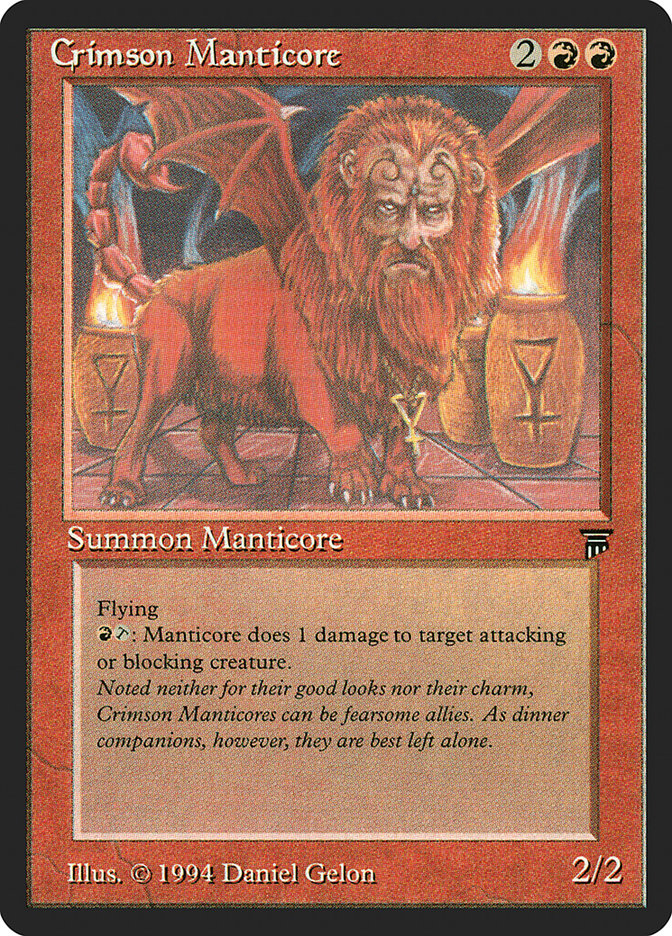 Crimson Manticore [Legends] | The Gaming-Verse