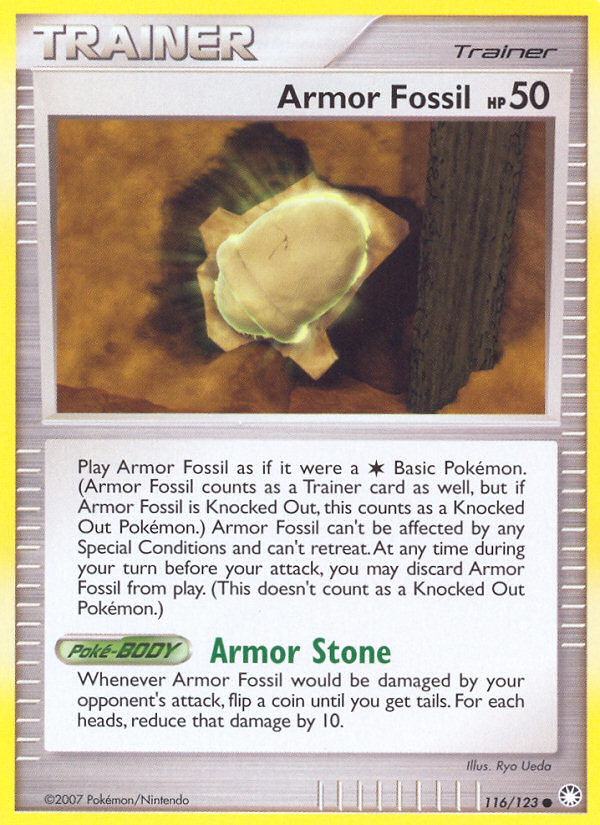 Armor Fossil (116/123) [Diamond & Pearl: Mysterious Treasures] | The Gaming-Verse