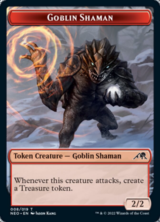 Goblin Shaman Token [Kamigawa: Neon Dynasty Tokens] | The Gaming-Verse