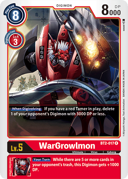 WarGrowlmon [BT2-017] [Release Special Booster Ver.1.0] | The Gaming-Verse