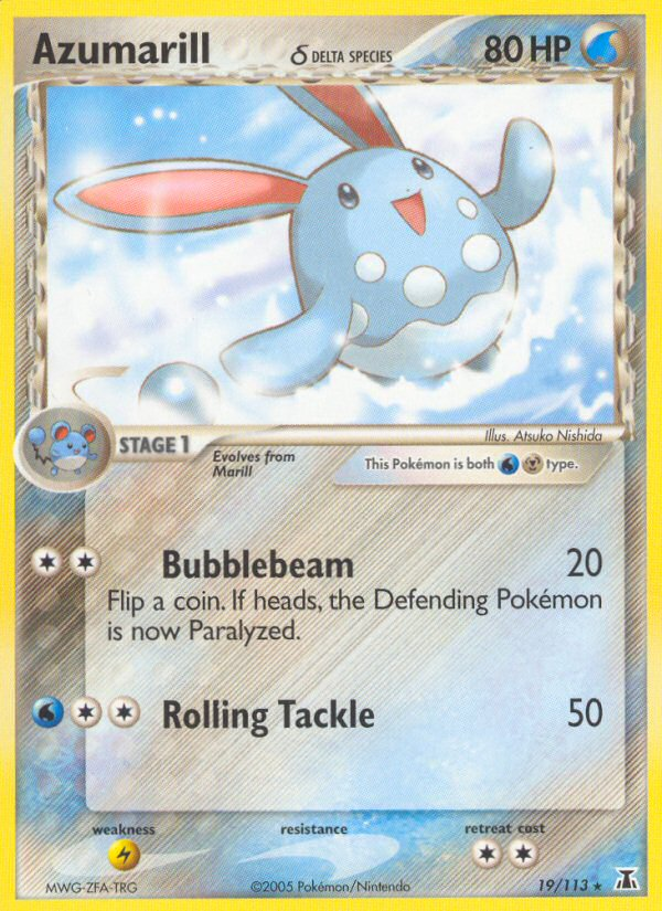 Azumarill (19/113) (Delta Species) [EX: Delta Species] | The Gaming-Verse