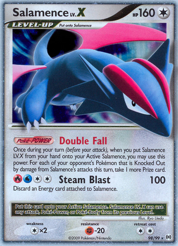 Salamence LV.X (98/99) [Platinum: Arceus] | The Gaming-Verse