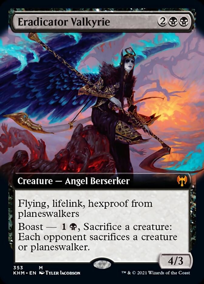 Eradicator Valkyrie (Extended Art) [Kaldheim] | The Gaming-Verse