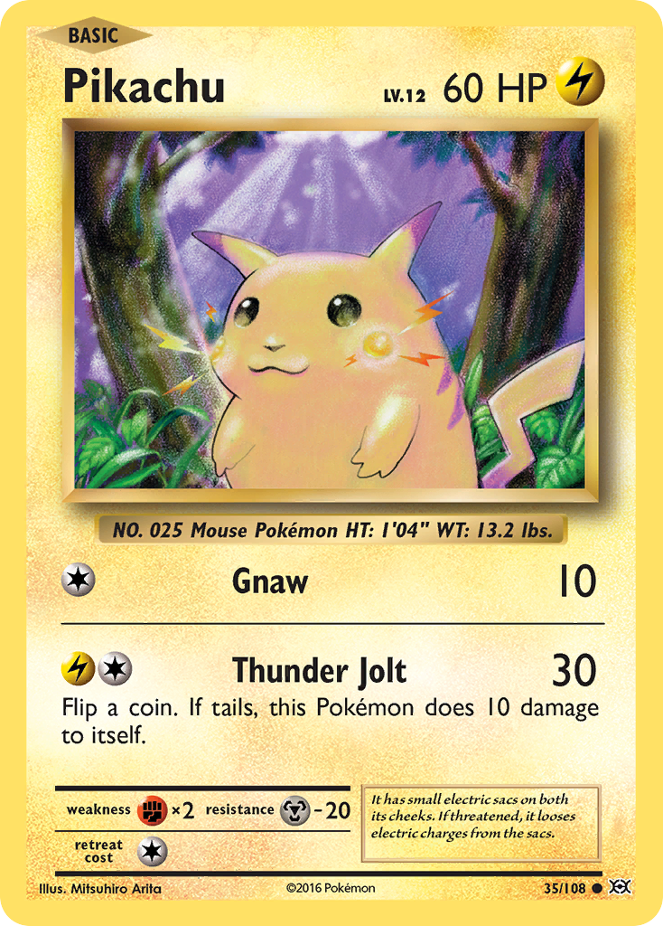 Pikachu (35/108) [XY: Evolutions] | The Gaming-Verse