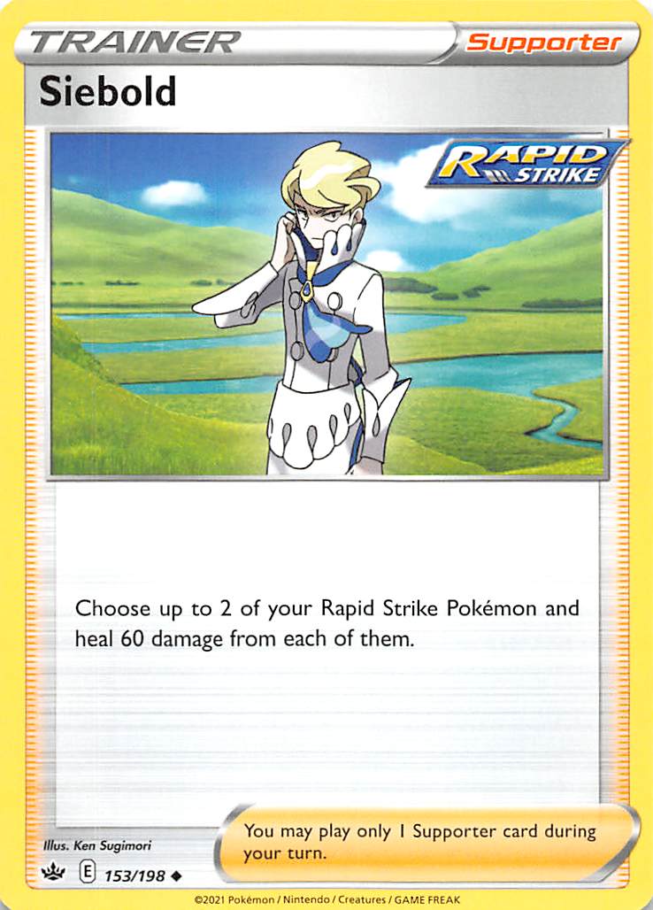 Siebold (153/198) [Sword & Shield: Chilling Reign] | The Gaming-Verse