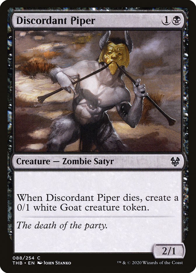 Discordant Piper [Theros Beyond Death] | The Gaming-Verse
