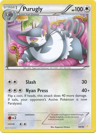 Purugly (19/30) [XY: Trainer Kit 3 - Pikachu Libre] | The Gaming-Verse