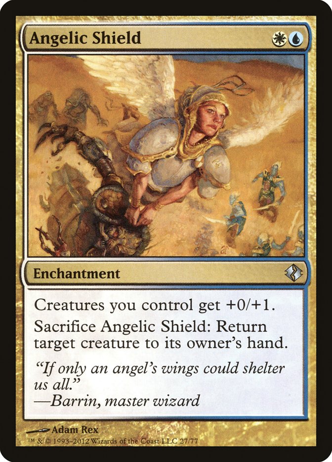 Angelic Shield [Duel Decks: Venser vs. Koth] | The Gaming-Verse